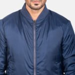 Zack Blue Bomber Jacket - Image 6