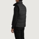 Bryan Black Puffer Vest - Image 5
