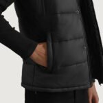 Bryan Black Puffer Vest - Image 6
