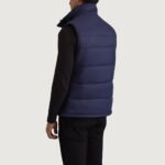 Bryan Blue Puffer Vest - Image 5
