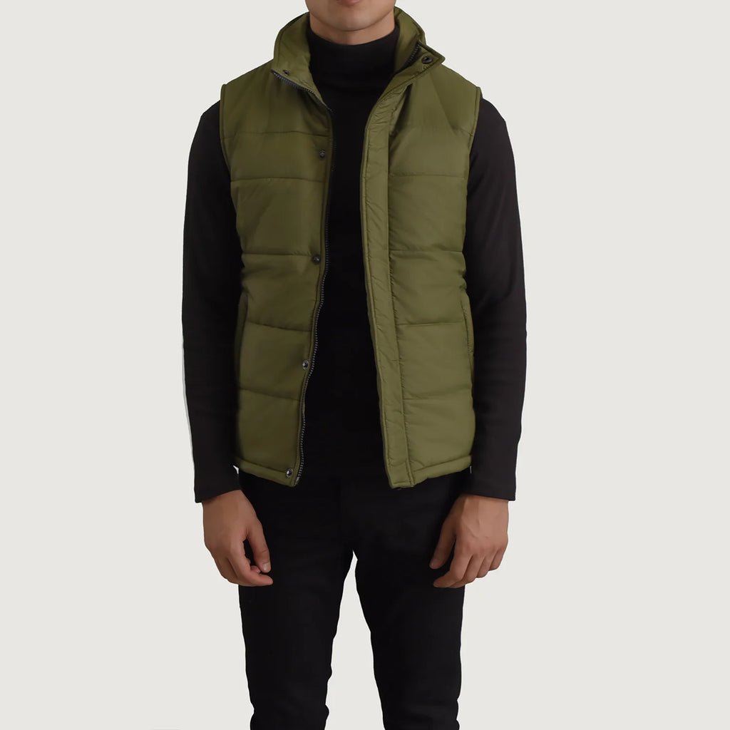 Men_s_Bryan_Green_Puffer_Vest-2_4ae0329a-d16c-4daa-8357-8ba31a436150_1024x1024.jpg Bryan Green Puffer Vest - Image 1