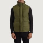 Bryan Green Puffer Vest - Image 4