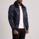 Clyde B-15 Blue Bomber Jacket - Image 2