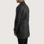 Dolf Black Leather Jacket - Image 5