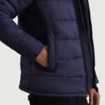 Erico Blue Hooded Puffer Jacket - Image 6