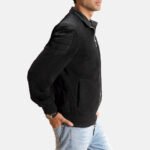 Ethan Hybrid Suede Bomber Jacket - Image 2