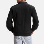 Ethan Hybrid Suede Bomber Jacket - Image 5