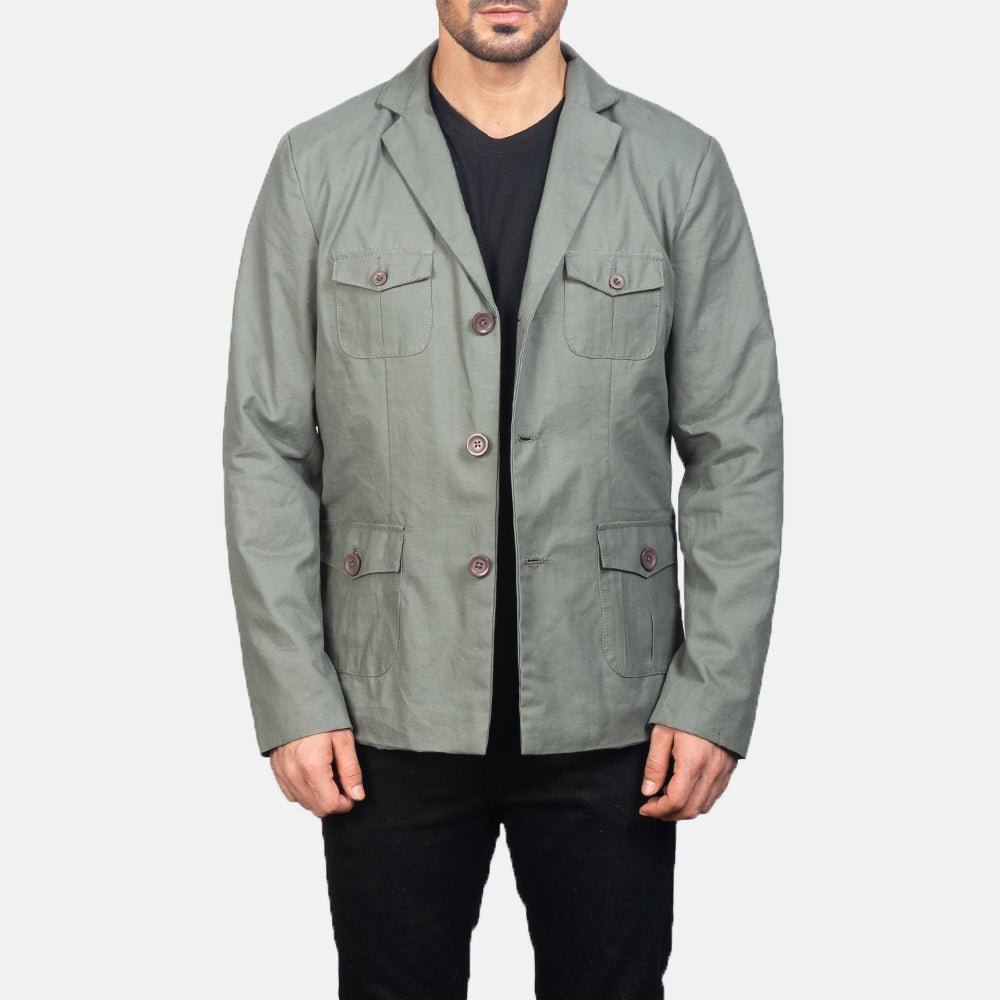Men_s_Grey_Safari_Jacket-2_6e36115b-820c-4633-bc7b-217c90b2e6aa_1024x1024.jpg Kajetan Grey Safari Jacket - Image 1