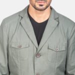 Kajetan Grey Safari Jacket - Image 6