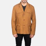 Kajetan Khaki Safari Jacket - Image 4