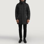 Moore Black Hooded Parka - Image 3