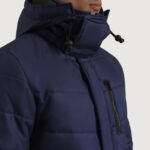 Moore Blue Hooded Parka - Image 6