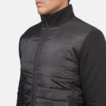 Nashville Quilted Black Windbreaker Jacket - Image 6