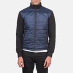 Nashville Quilted Blue Windbreaker Jacket - Image 4