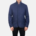 Thomas Blue Wool Jacket - Image 4
