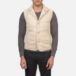 Tony Off-White Suede Vest - Image 6