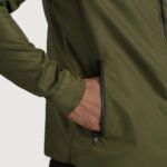 Wesley Green Hooded Windbreaker Jacket - Image 6