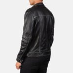 Youngster Black Leather Biker Jacket - Image 5