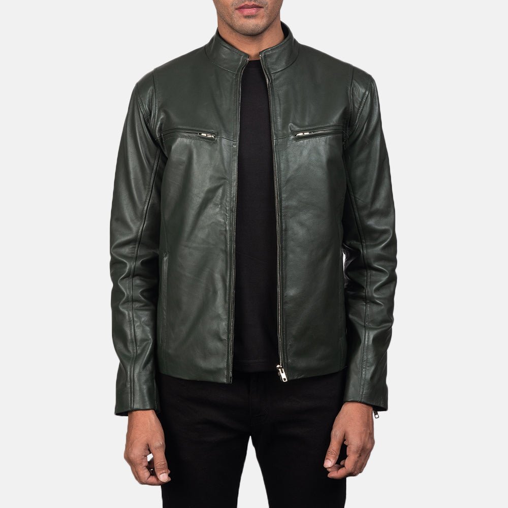 Mens_Ionic_Green_Leather_Biker_Jacket_1_a575ea8e-5fd5-4199-8c31-24a97c26586e_1024x1024.jpg Ionic Green Leather Biker Jacket - Image 1