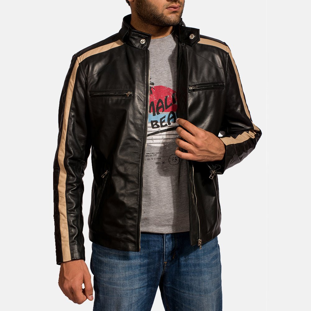 Jack Black Leather Biker Jacket - Image 3