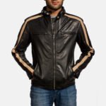 Jack Black Leather Biker Jacket - Image 2