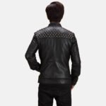 Shapron Studded Leather Biker Jacket - Image 5