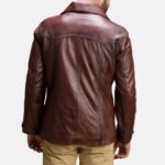 Vincent Alley Brown Leather Jacket - Image 5