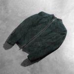 Rumella Green Suede Biker Jacket - Image 8