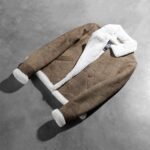 Sherilyn B-3 Distressed Brown Leather Bomber Jacket - Image 8