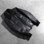 Stella G-1 Black Leather Bomber Jacket - Image 8