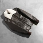 Stella G-1 Brown Leather Bomber Jacket - Image 7