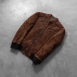 Sven Mocha Suede Bomber Jacket - Image 7
