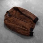Sven Mocha Suede Bomber Jacket - Image 8