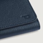 Taylor Blue Leather Continental Wallet - Image 6