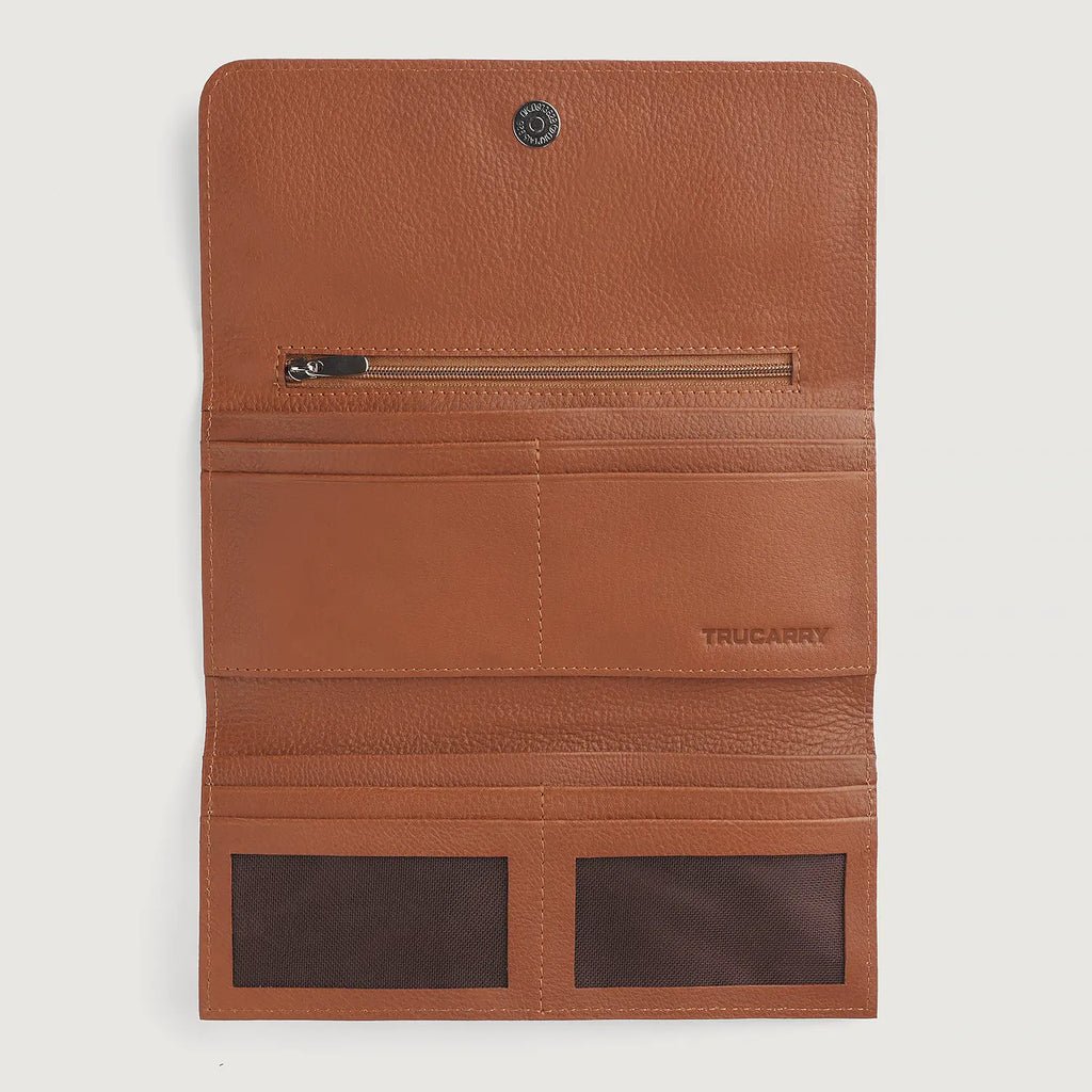 Taylor Brown Leather Continental Wallet - Image 4