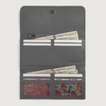 Taylor Grey Leather Continental Wallet - Image 5