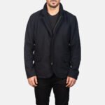 Thomas Black Wool Jacket - Image 4