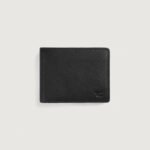 Voren Black Leather Bi-fold Wallet
