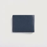 Voren Blue Leather Bi-fold Wallet - Image 2