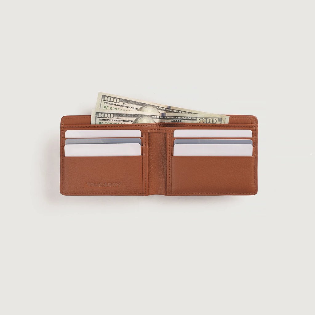 Voren Brown Leather Bi-fold Wallet - Image 5