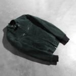 Zenna Green Suede Bomber Jacket - Image 7