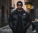 Men’s The North Face Puffer Jacket, hooded insulated puffy jacket, Warm Winter Coat