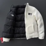 The Northface,Black Winter Coat , Cozy Fleece Lined , Unisex Outerwear - Image 2