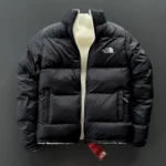 The Northface,Black Winter Coat , Cozy Fleece Lined , Unisex Outerwear - Image 4