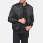 Ramon Black Bomber Jacket - Image 6